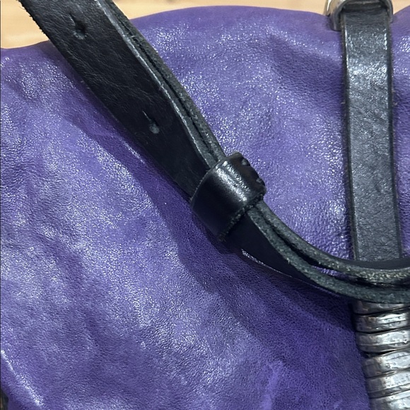 Purple Leather AS98 Bag - Picture 5 of 6